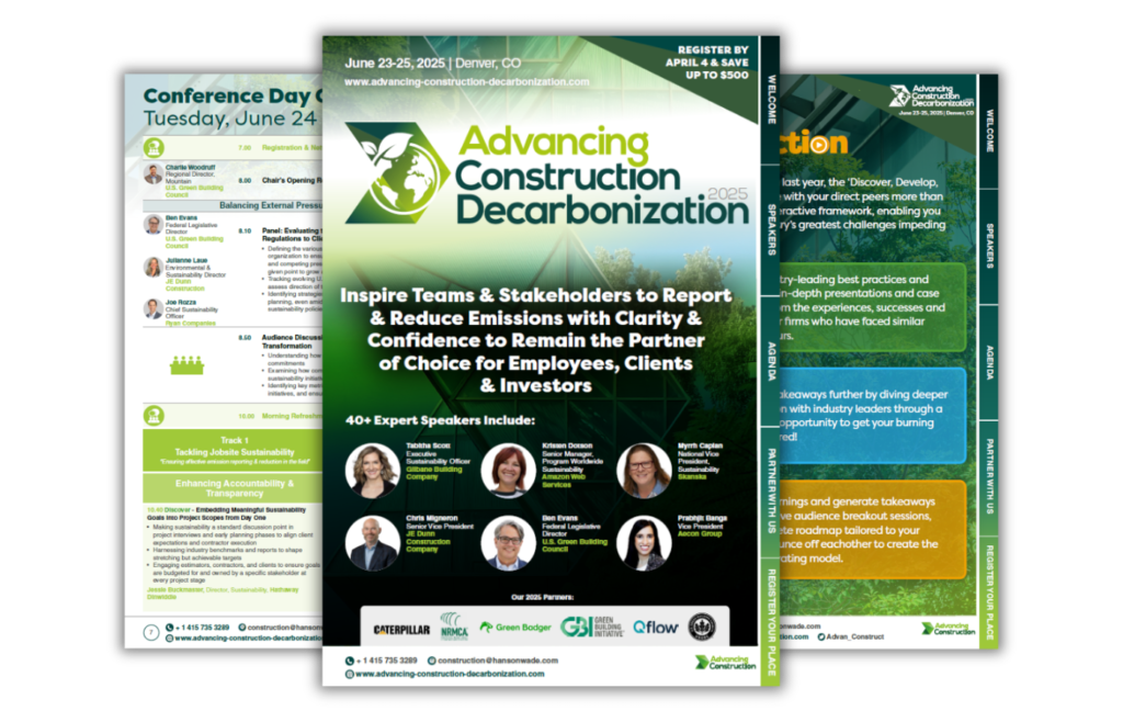 Advancing Construction Decarbonization 2025